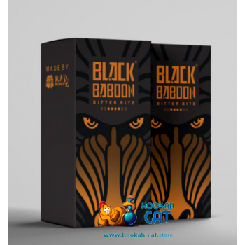 Табак для кальяна Mad Monkeyz Black Baboon Bitter Bite (Мад Монкей Блэк Бабун Миндальное Печенье) 125г Акцизный